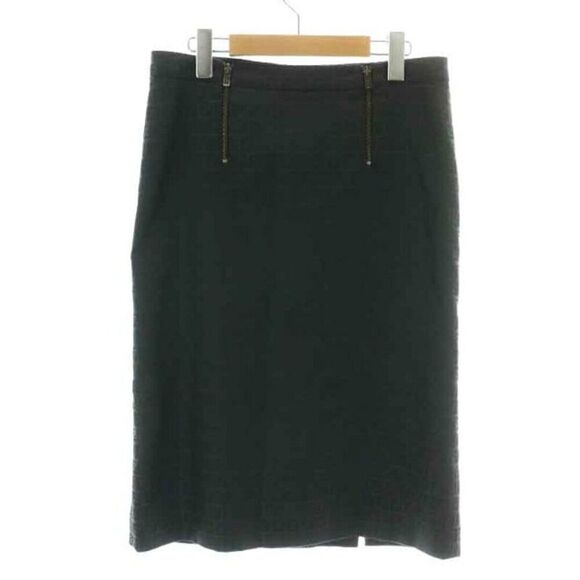 Fendi Black Zucca Monogram Pencil Skirt - Size 40 - Picture 1 of 6